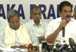 Chief Minister Siddaramaiah dozes Off again at partys press conference